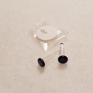 NWOT 12G gorilla glass black colour front plugs